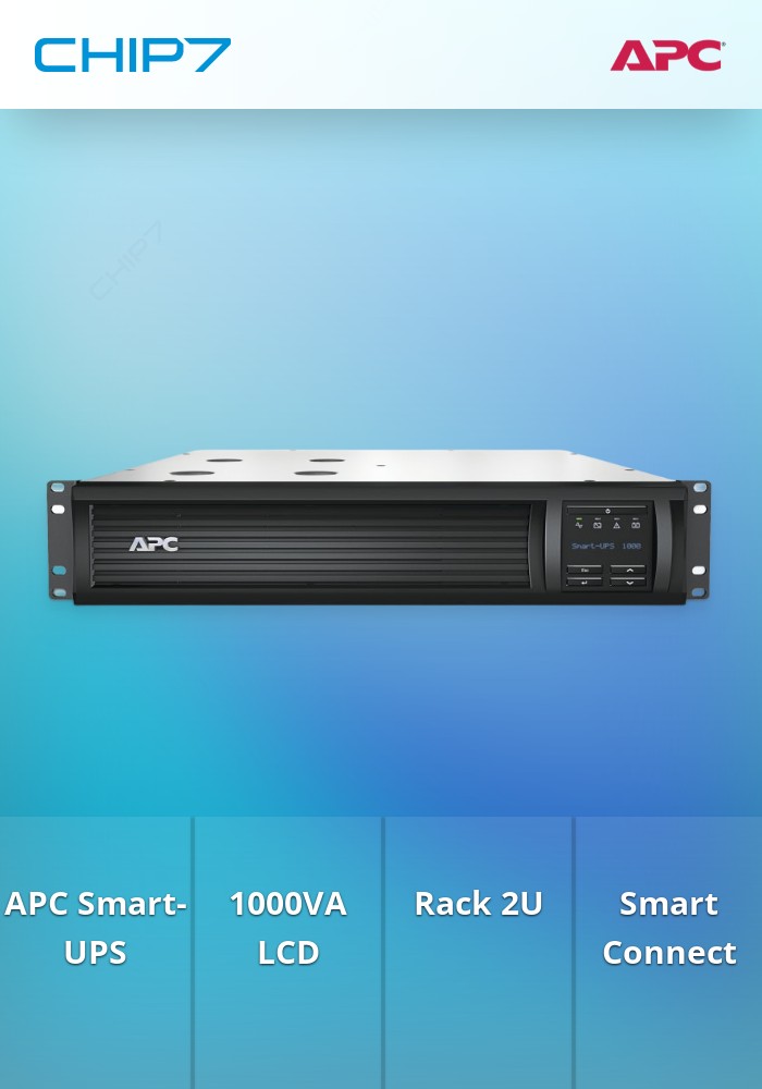 APC SMART UPS 1000VA LCD RM 2U 230V