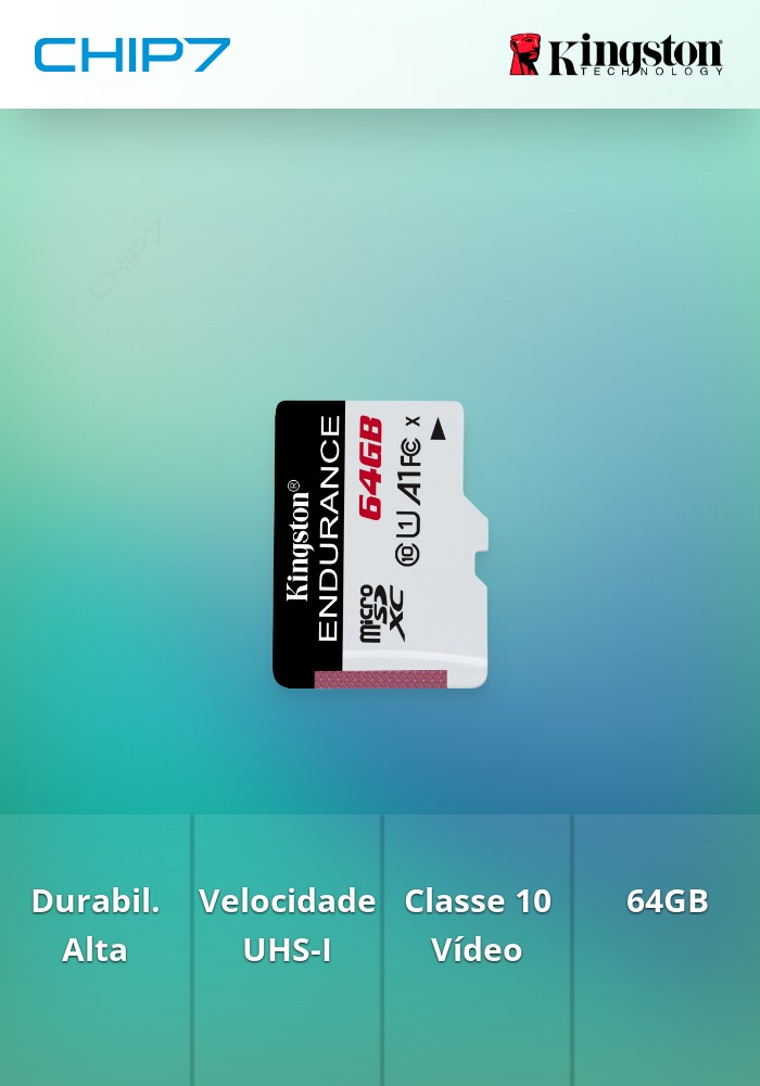 Micro SD High Endurance UHS-I U1 Speed Class 10 64GB