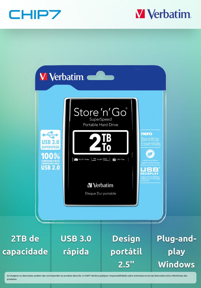 VERBATIM HDD 2.5