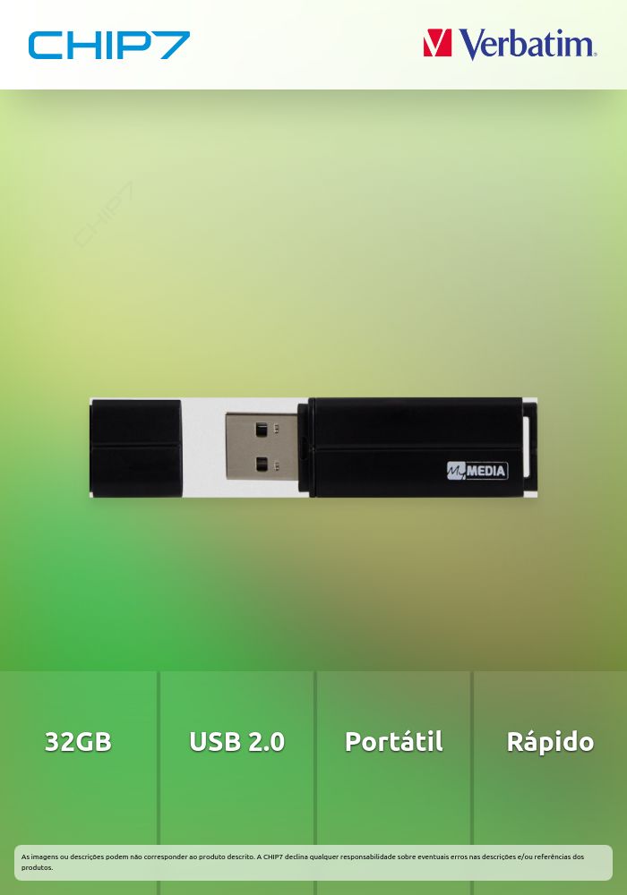 MYMEDIA PENDRIVE 32GB USB 2.0