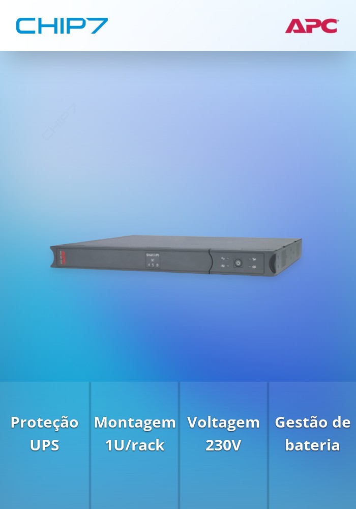 APC Smart-UPS SC 450VA 230V - 1U Rackmount/Tower