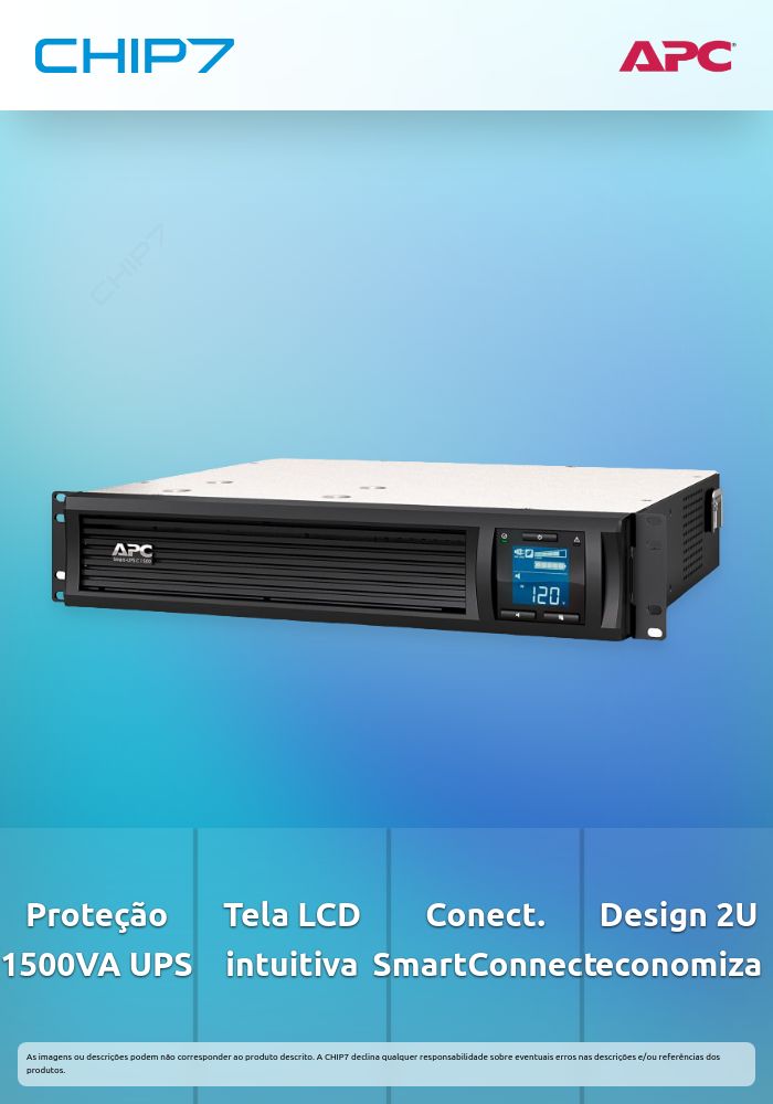 APC Smart-UPS C 1500VA LCD RM 2U 230V with SmartConnect