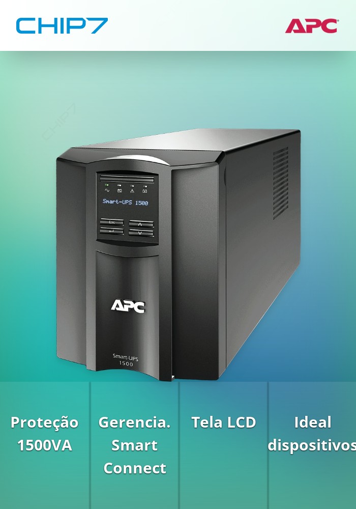 UPS APC Smart-UPS 1500VA LCD with SmartConnect - SMT1500IC