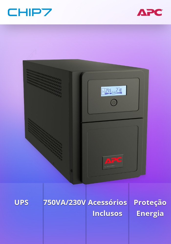EASY UPS SMV 750VA 230V WITH   ACCS