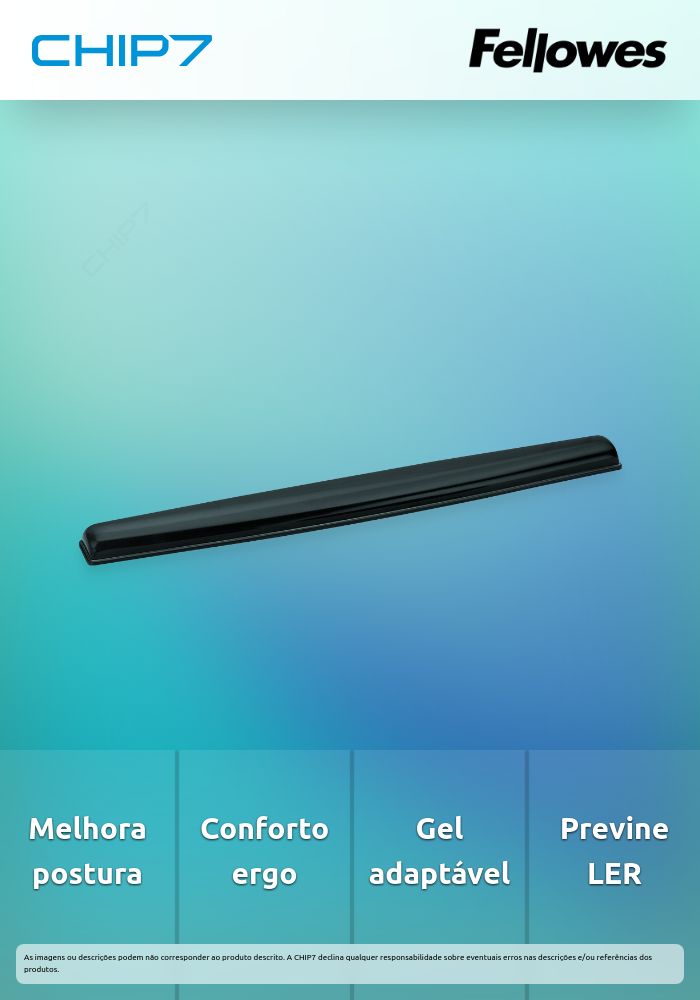 REPOSAMU ECAS DE GEL FELLOWES NEGRO