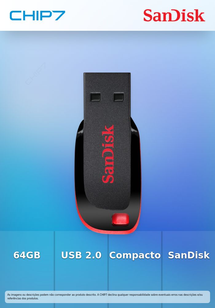 Pen SanDisk Cruzer Blade 64GB USB2.0
