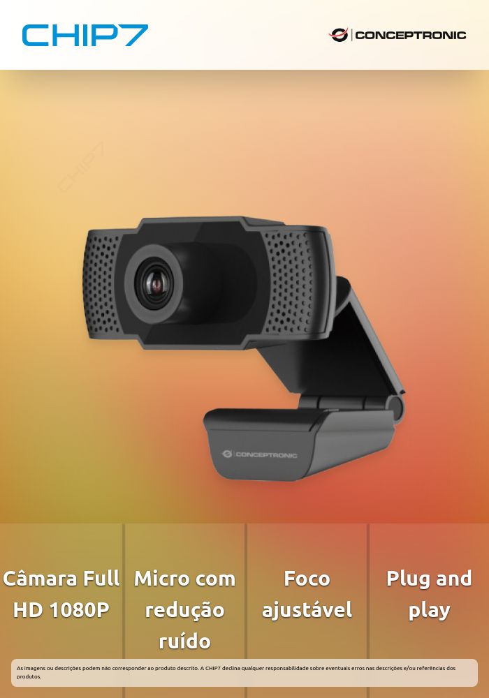 1080p Webcam Amdis 1080p Full Hd WEBCAM HD CONCEPTRONIC AMDIS