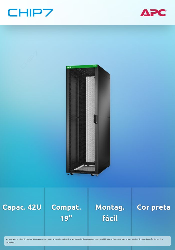 Gabinete APC Easy Rack Preto 42U 19
