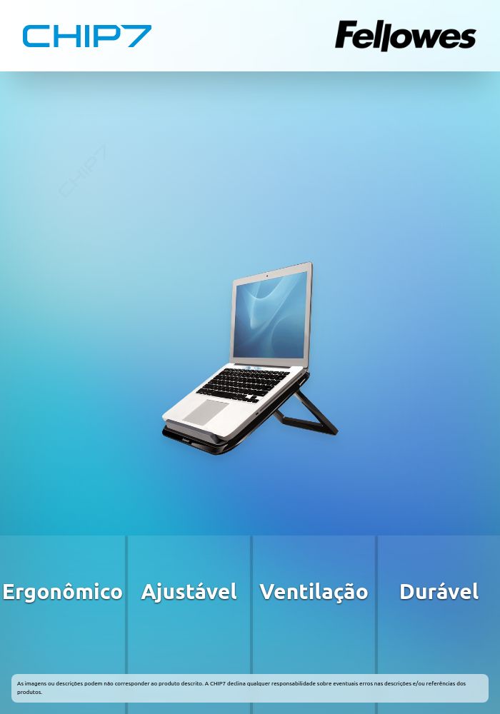 Fellowes Suporte Para Portátil Black