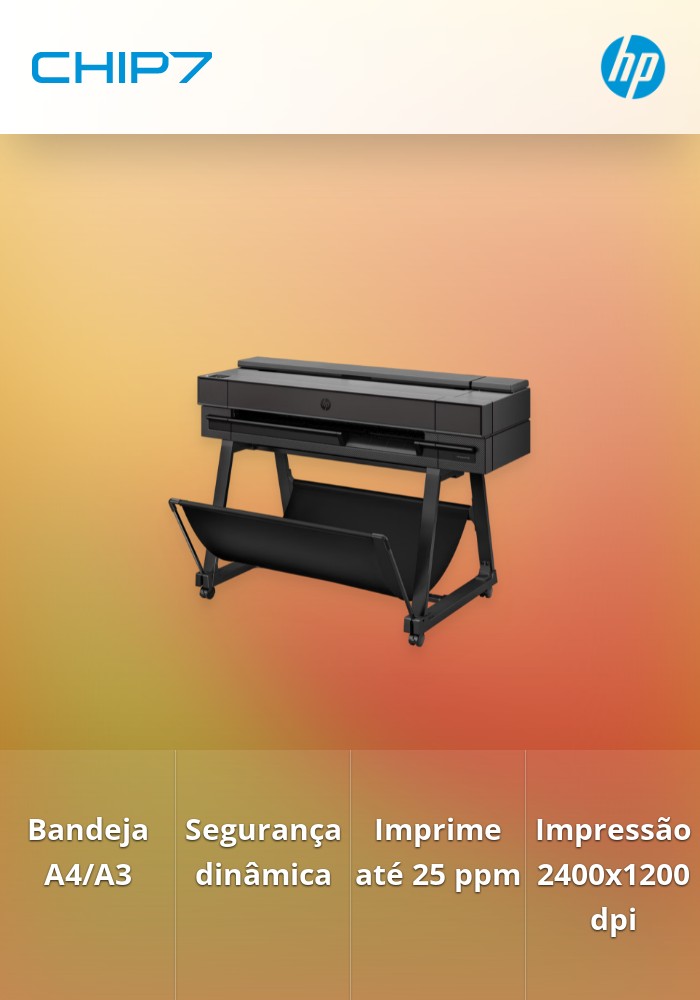 Impressora HP DesignJet T850 36