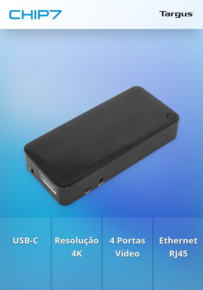 TARGUS DOCK 4K USB-C 2xHDMI 2xDP 1XRJ45 4xUSB3 1x3.5 PD100W