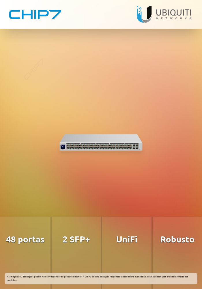 Ubiquiti UniFi Switch 48 Gigabit, 2 SFP, 2 SFP+