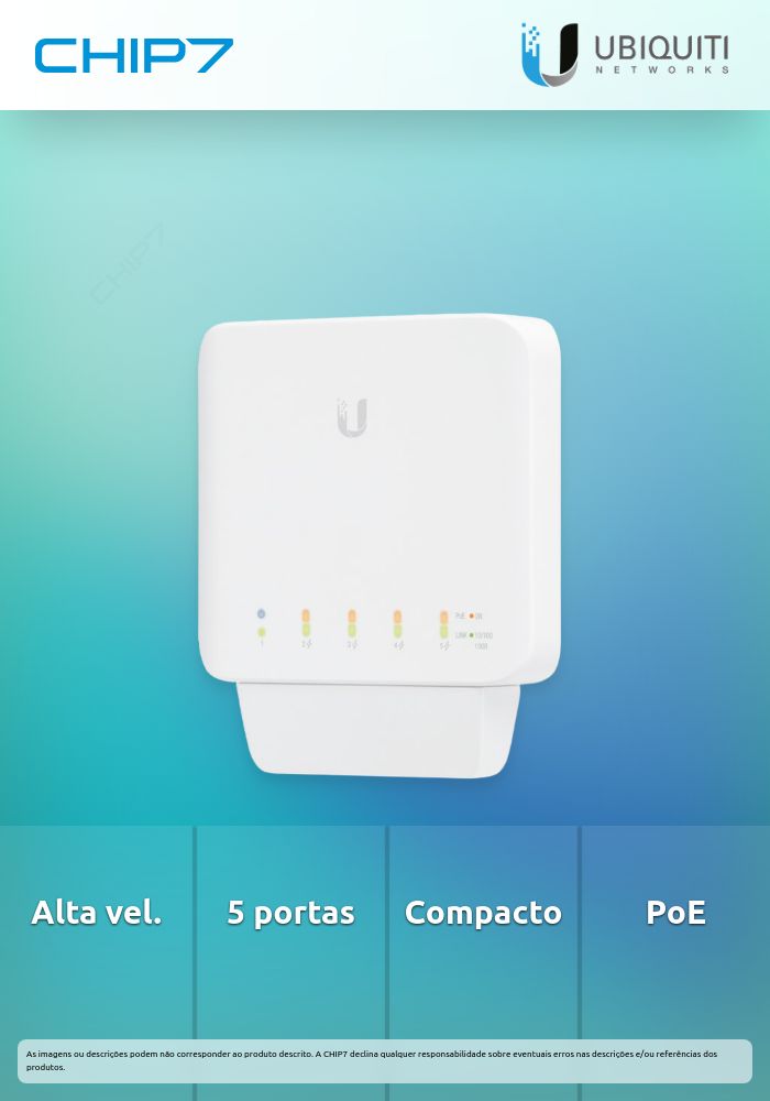 Ubiquiti Switch Gigabit de 5 Portas