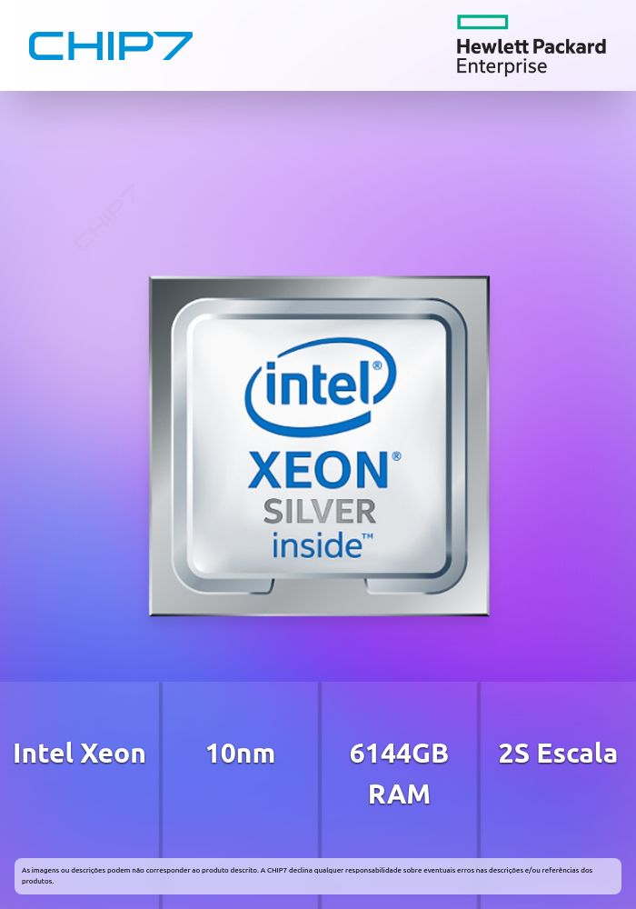 Intel Xeon Silver 4314 - 2.4 GHz - 16-core - 24 MB cache - para ProLiant DL110 Gen10, DL360 Gen10, DL380 Gen10, Synergy 480 Gen10