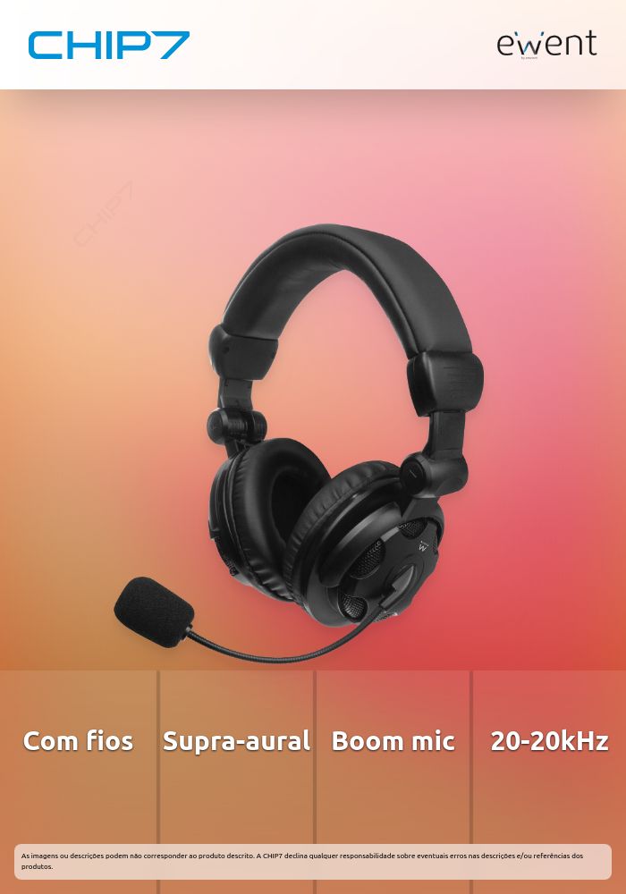 EWENT HEADSET DOBRAVEL JACK 3.5