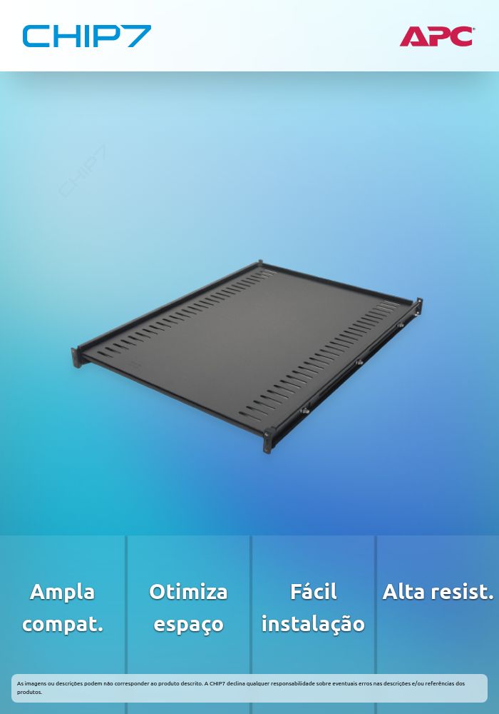 Prateleira de bastidor APC para AR3106SP SMX1000C SMX1500RM2UC SMX1500RM2UCNC SMX750C SMX750CNC SRT5KRMXLW-TW