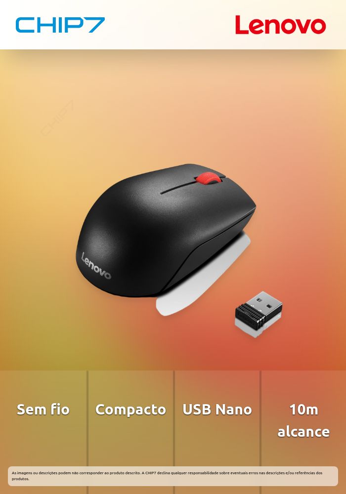 Lenovo Essential Compact Wireless Mouse