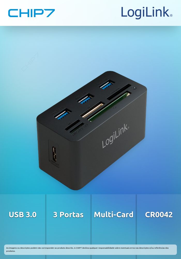 CARD READER ALL-IN-ONE & USB 3.0 HUB CR0042