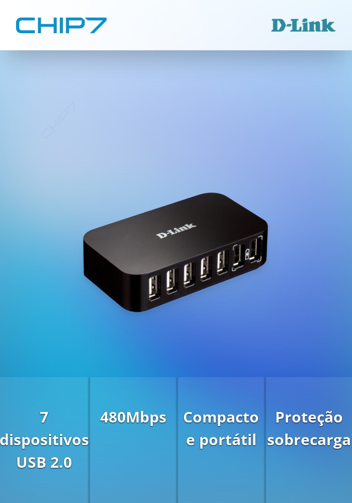 D-LINK HUB 7xUSB 2.0