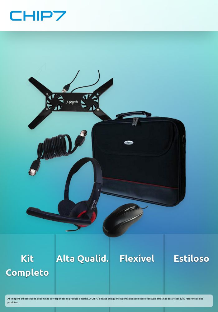 LIFETECH KIT PROFISSIONAL (LFMOU050+LFTBS001+LFCAB011+LFHEA015+LFNBB035) #PROMO#