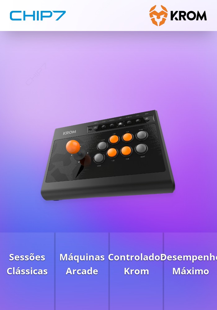 Krom Kumite Arcade Fighting Stick Multiplatform