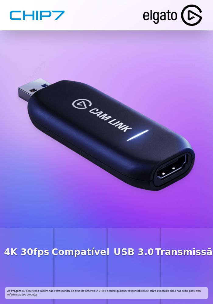 Placa Captura Elgato Cam Link 4K