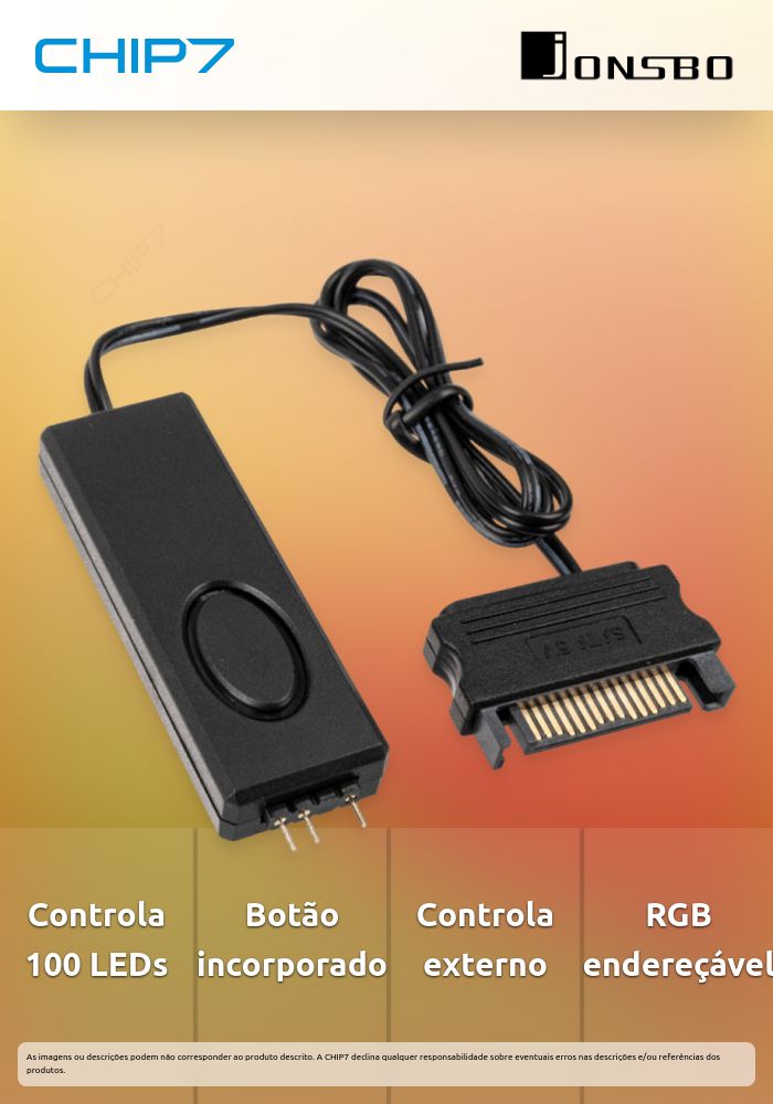 Controlador Jonsbo ARGB, Preto