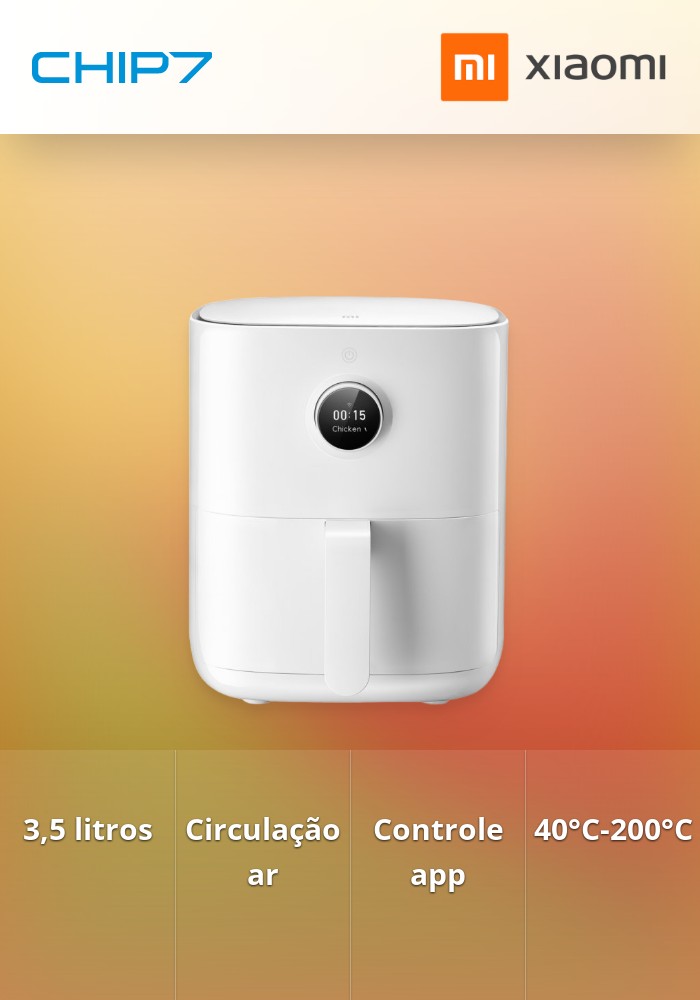 Fritadeira Xiaomi Mi Smart Air Fryer MAF02 3.5L Branco