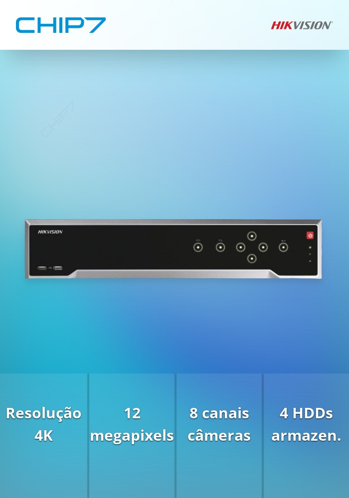 NVR77 4K 12MP 8 CHANNEL 4HDD
