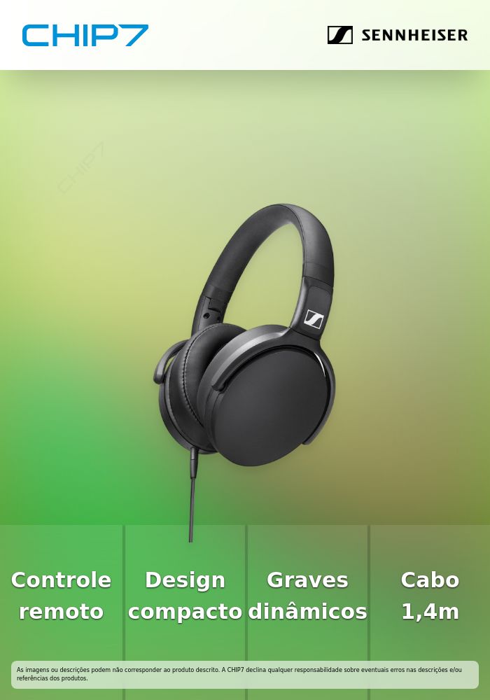 SENNHEISER EPOS HEADPHONES HD 400S C/ MIC BLACK