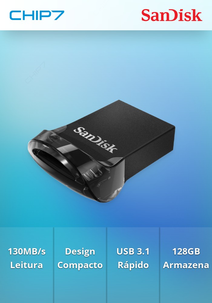 SANDISK ULTRA FIT  USB 3.1 128GB -