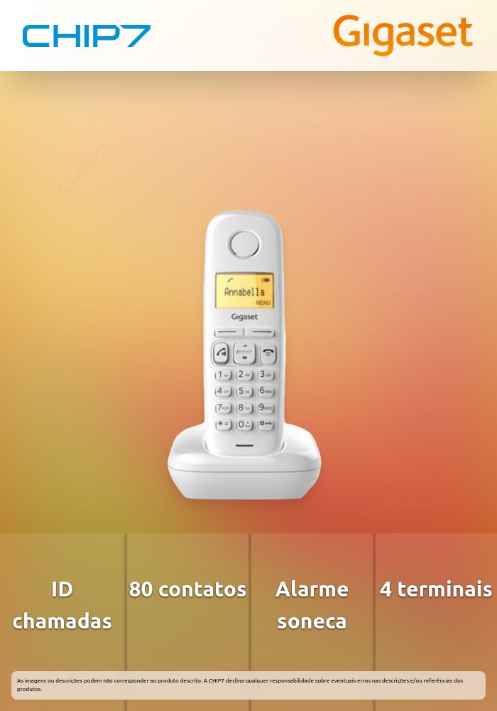 Telefone GIGASET A270 Wireless Branco