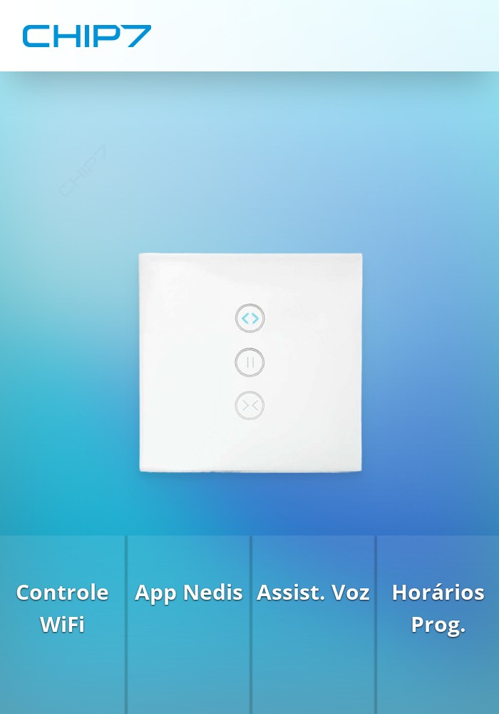 NEDIS WIFI SMARTLIFE WALL SWITCH CURTAIN, SHUTTER OR SUNSHADE CONTROLLER