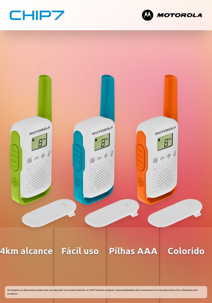 WALKIE TALKIES T42 PACK 3 UNIDADES