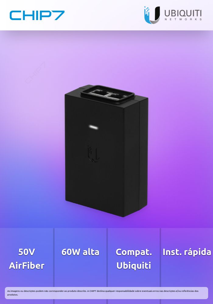 UBNT AIRFIBER POE 50 V. 60W