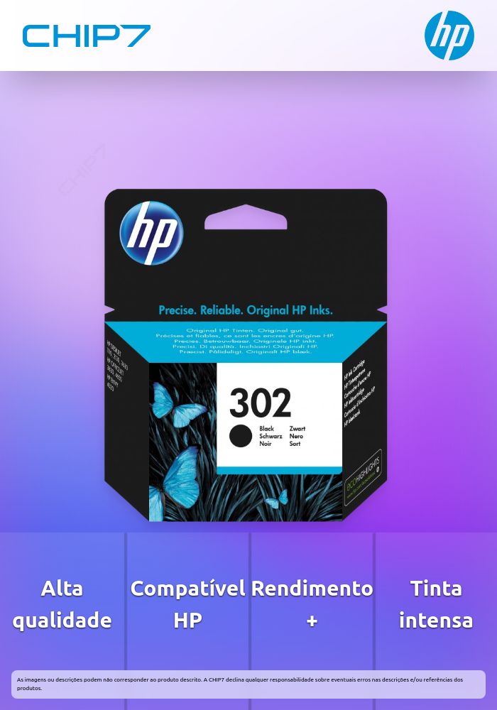 HP 302 Black Original Ink Cartridge