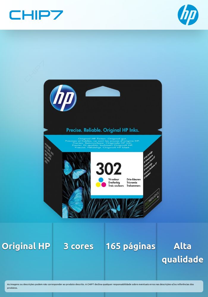 HP 302 TRICOLOR