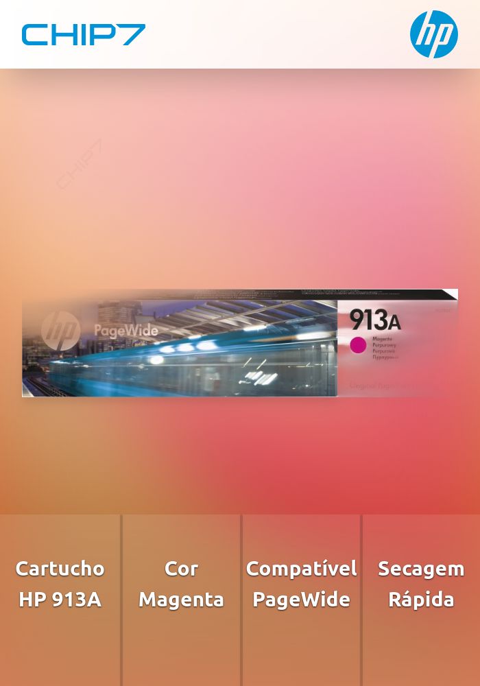 HP 913A MAGENTA ORIGINAL PAGEWIDE