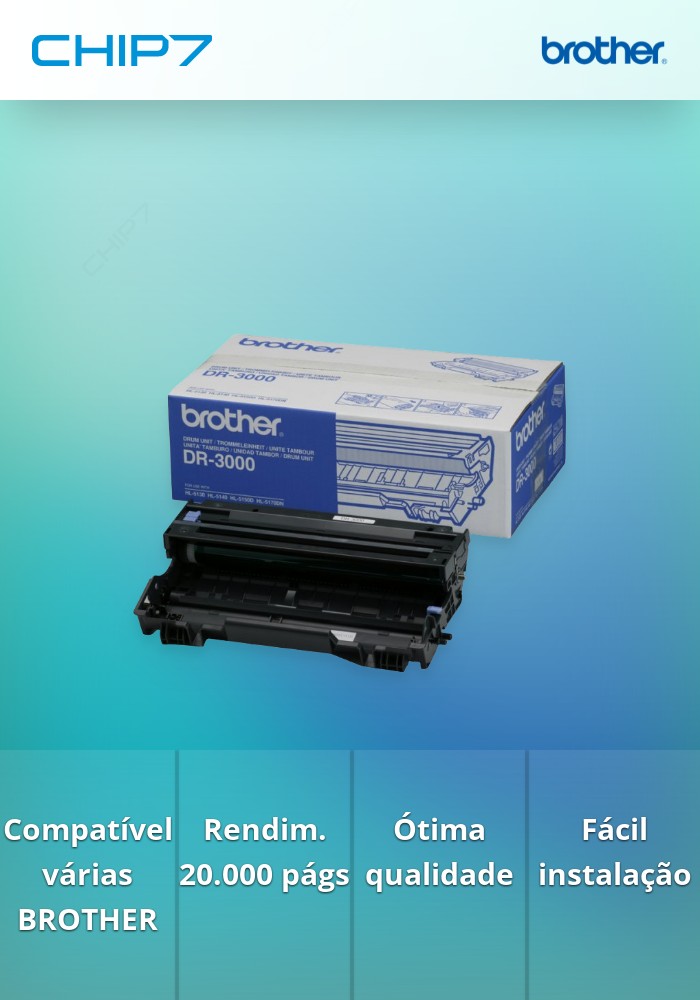 Tambor BROTHER DR3000 - 8220/8040/8045XX/8440/8840XX/51XX
