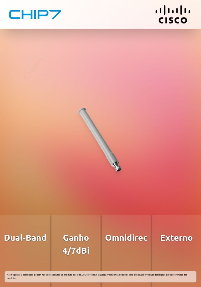 Antena Cisco Aironet Dual-Band Omnidirecional AIR-ANT2547VG-N=