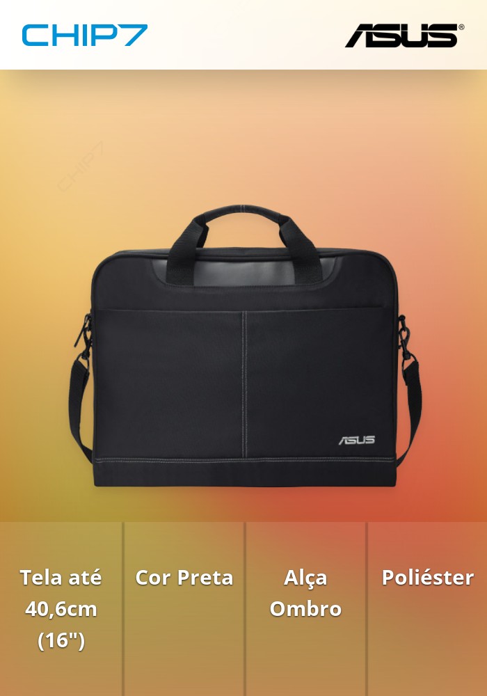 ASUS NEREUS NOTEBOOK CARRYBAG 16INCH BLACK CHIP7