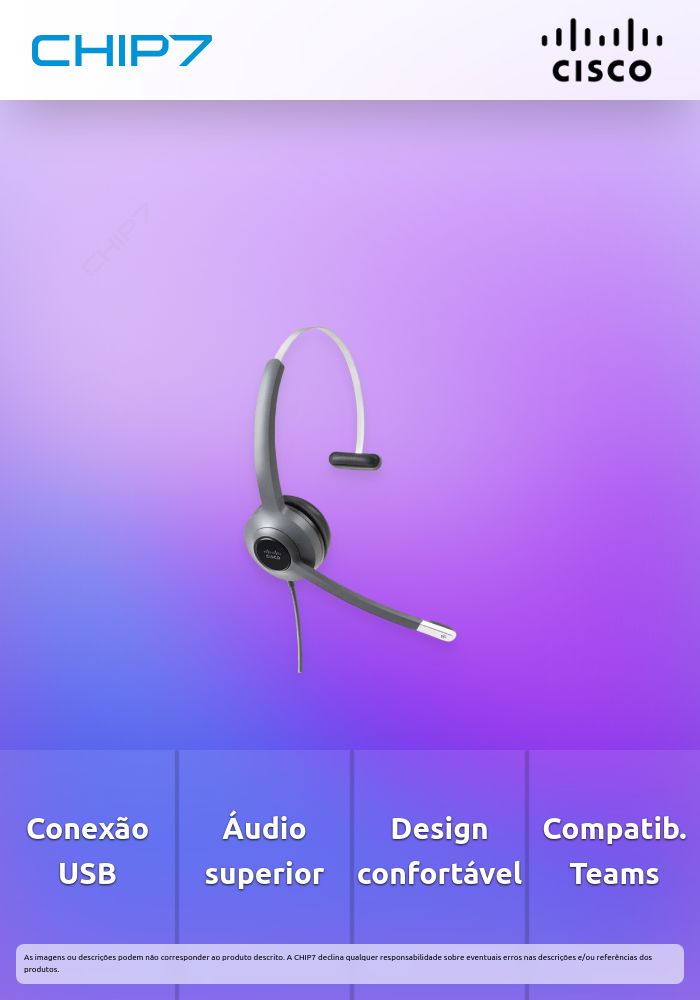 Headset Cisco 521 CP-HS-W-521-USB=