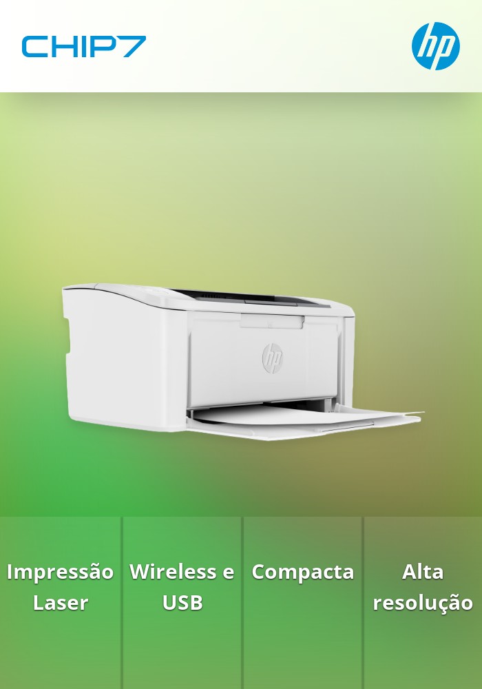 Impressora HP Laser Mono LaserJet Wireless M110w (A4)