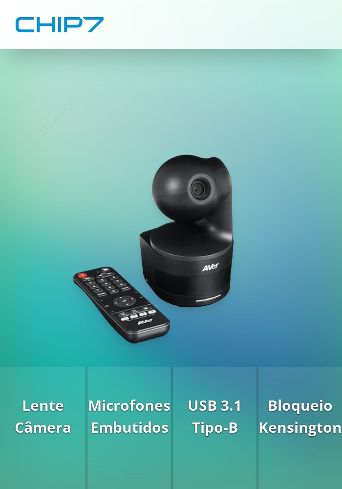 AVER DL10 FULLHD, 3X ZOOM, USB, RJ45, AUTO TRACKING, BUILT IN MIC