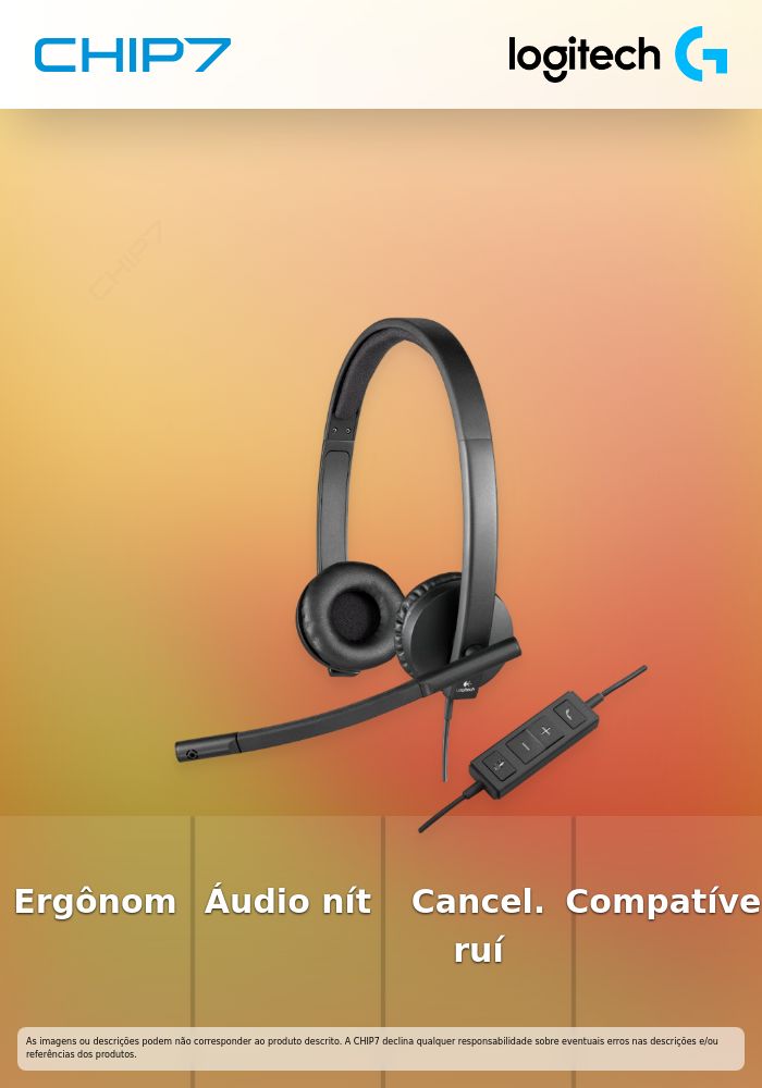 Headset Logitech H570e Stereo