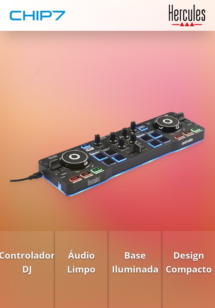 Controlador DJ Hercules Control Starlight