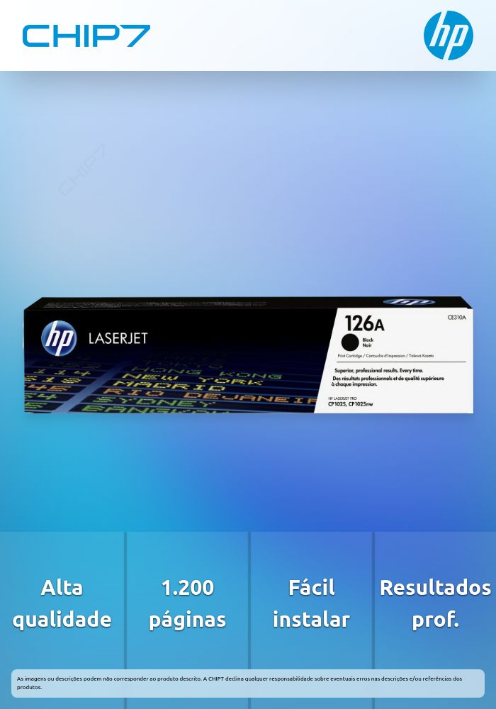 HP 126A Black LaserJet Print Cartridge