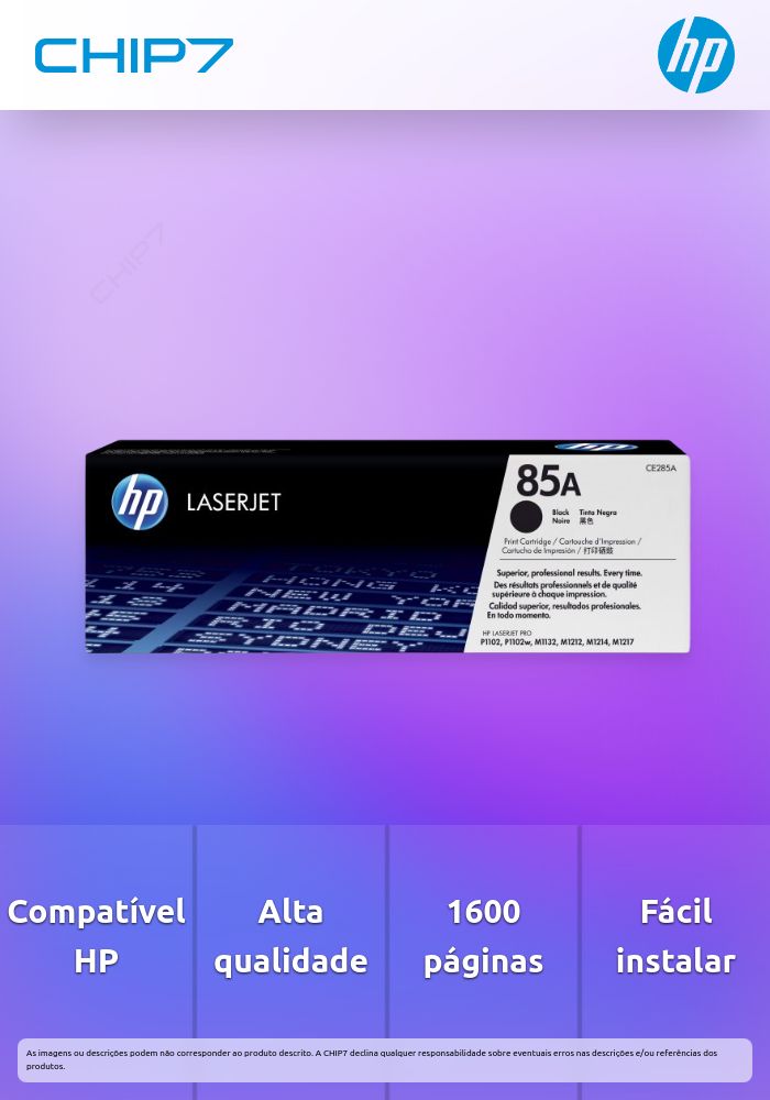 TONER NEGRO 85A