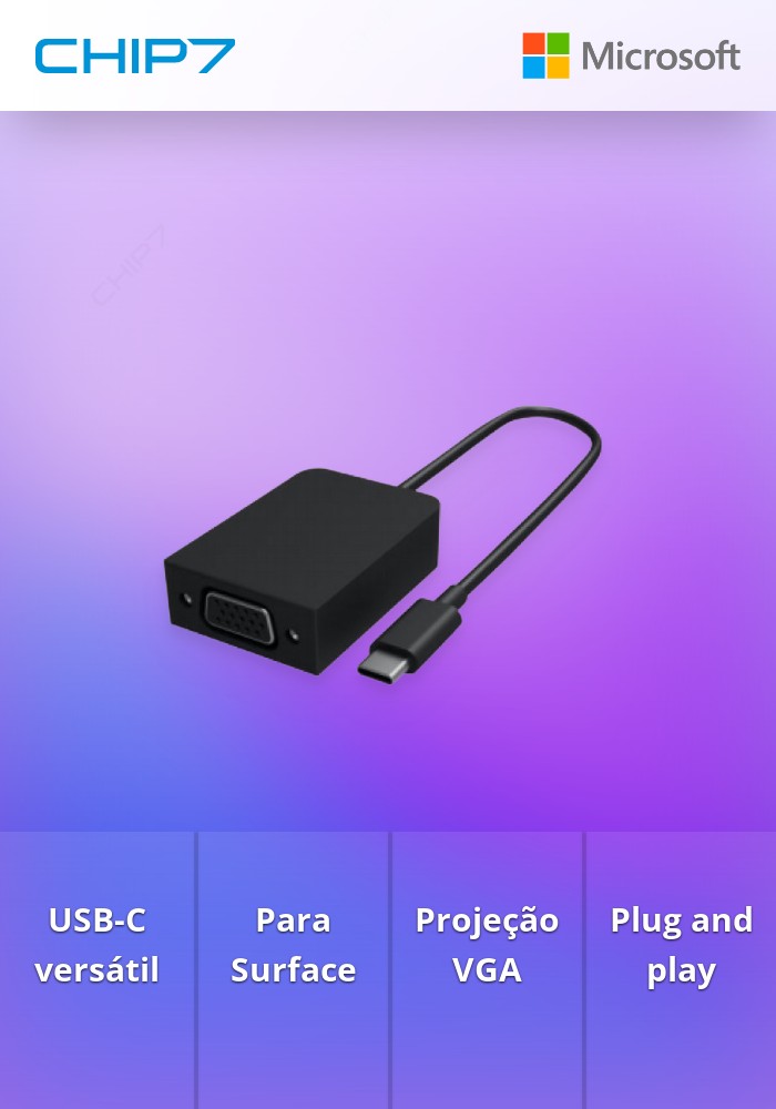 Surface USB-C to VGA