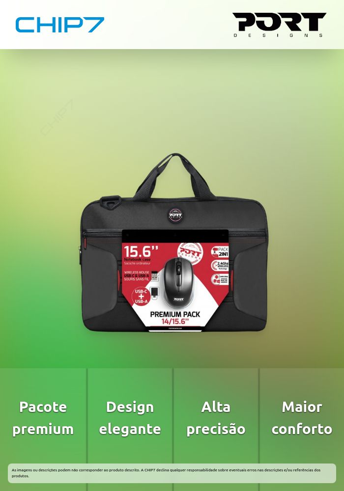 Premium Pack 14/15.6 - Premium Bundle Laptop Case +  Wireless Mouse